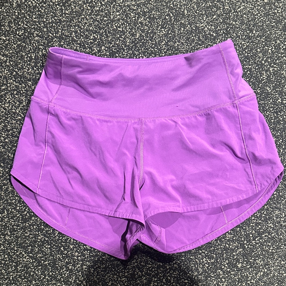 lululemon athletica Vibrant Purple Athletic Shorts